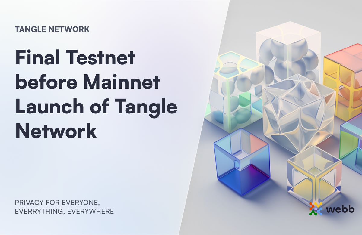 Final Testnet before Mainnet Launch of Tangle Network (v0.6.1)
